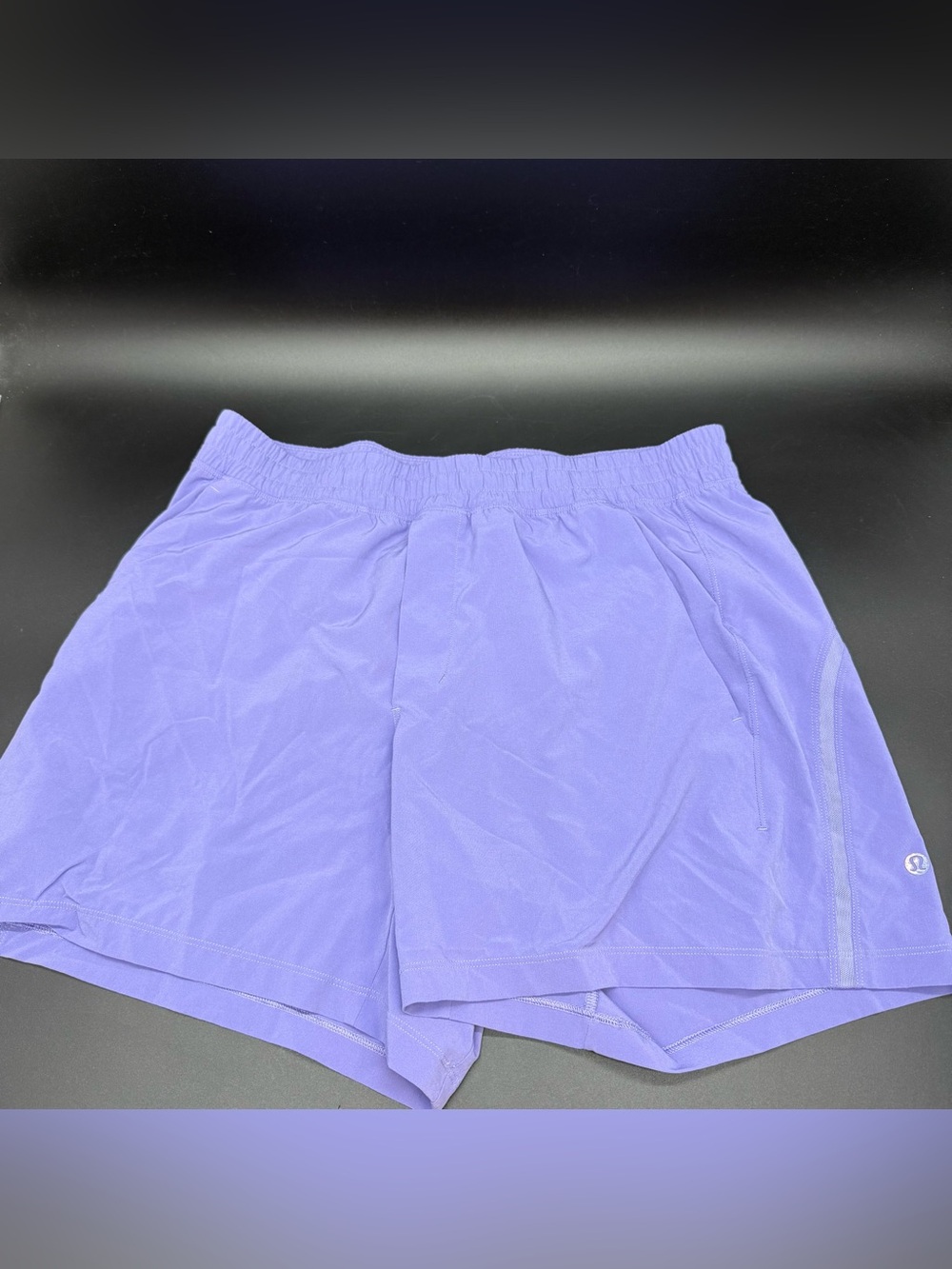 Mens Lululemon Pace Breaker Linerless Shorts-Lavender Size L